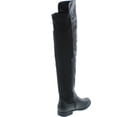 thumbnail image 5 of BAMBOO MONTEREY-05 Women's Stretch Back Side Zipper Low Heel Over The Knee Boots, 5 of 7