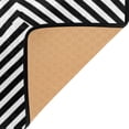 thumbnail image 4 of Modern Zigzag Lines Soft Polyester Area Rug 31''x20'', Non Slip, Memory Foam, Water Absorbent, 4 of 7