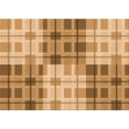 thumbnail image 1 of Ahgly Company Machine Washable Indoor Rectangle Transitional Yellow Orange Area Rugs, 6' x 9', 1 of 7