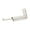 Milky white, variant on Space Saving Folding Clothes Rail Wall Mount Clothing Hanger Stand Towels Drying Rack for Laundry Room and Bathroom