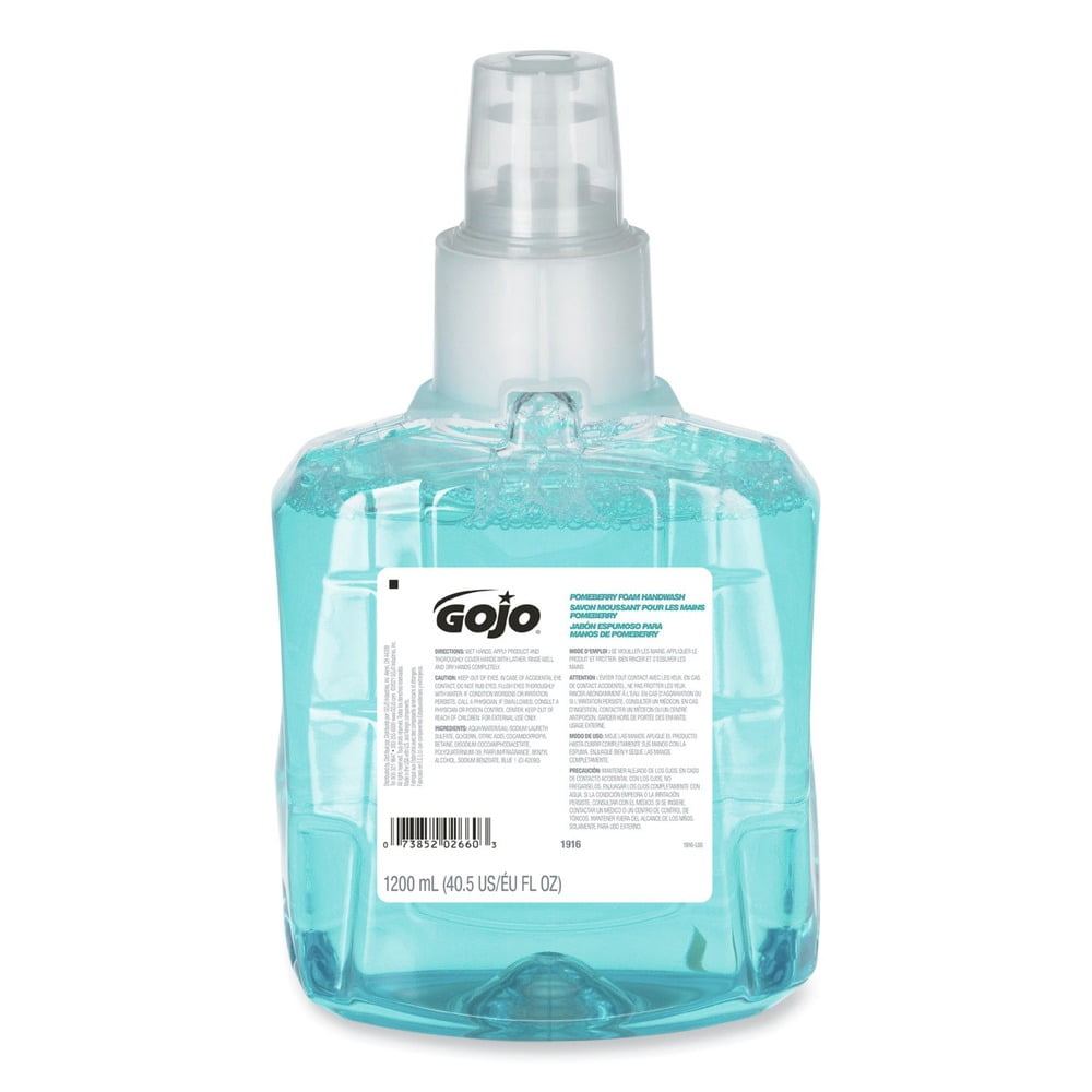 GOJO Industries 1916-02 12000 ml Pomeberry Foam Handwash Refill - Pomegranate (2/Carton)