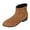 Brown Low-heeled Ankle Boots, variant on Fashionable Ankle Boots Suede Zipper Casual Thick Heel Comfortable Fall Winter Stylish Short Boots for Women