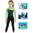 thumbnail image 6 of Kids Boys Girls 2.5mm Neoprene Wetsuit Thermal One Piece Swimsuit UV Protection Rash Guard, 6 of 7