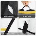 thumbnail image 6 of Black and Gold Marble Pattern Teens Toddler Nap Mat with Pillow, Sleeping Mat Bag for Preschool Daycare 59"x22", 6 of 6