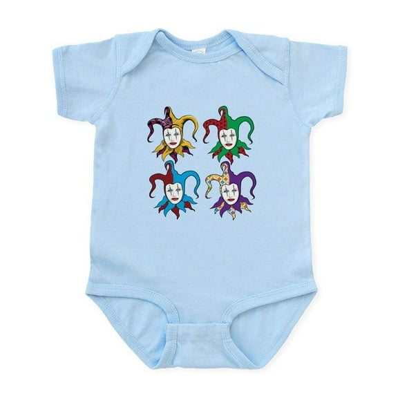 CafePress - 4 Jesters Infant Bodysuit - Baby Light Bodysuit, Size Newborn - 24 Months