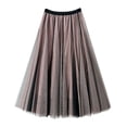 thumbnail image 4 of Sngxgn Women's Casual High Waist Pleated A-Line Mini Skirt(Pink,One Size), 4 of 4