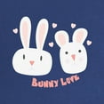 thumbnail image 2 of CafePress - Bunny Love Maternity T Shirt - Maternity Dark T-Shirt, 2 of 3