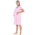 thumbnail image 4 of Valcatch Women's Nursing Nightgown Maternity Dress Breastfeeding Gown Full Slips Sleepwear S-3XL, 4 of 7