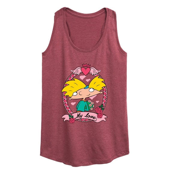 Hey Arnold! - Valentine's My Love - Women's Racerback Tank Top