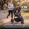 thumbnail image 3 of MotionGrey Baby Stroller – Foldable 3-Wheel Stroller with Canopy, 5-Point Harness, Adjustable Backrest & Suspension, 0–4 Years, 30kg Capacity, 3 of 8