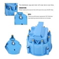 thumbnail image 3 of HEI Distributor Cap and Rotor Kit, 13Pcs Set with Red Cap, Compatible with Most Aftermarket HEI Distributors, Fits for V8 Engines Including  350 454, 3 of 7
