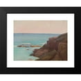 thumbnail image 2 of Władysław Ślewiński 18x14 Black Modern Framed Museum Art Print Titled - Marine Landscape with Three Small Boats (circa 1903), 2 of 5