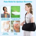 thumbnail image 3 of Arm Sling Shoulder Injury Immobilizer Rotator Cuff Support Brace for Sleeping, Comfortable Medical Sling Arm for Shoulder Injury, Left and Right Arm for Men and Women, 3 of 6
