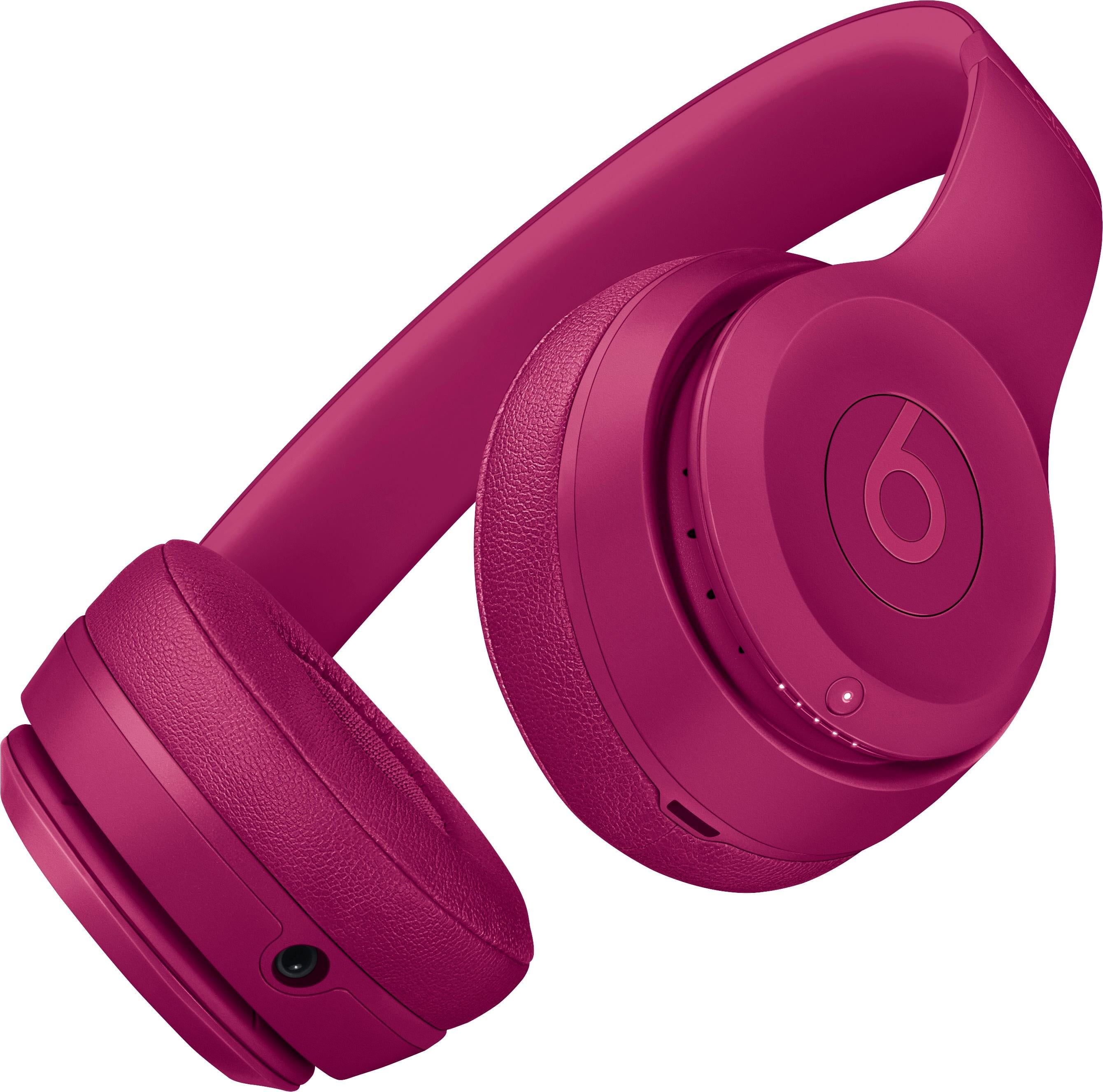 beats headphones brick red