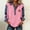 Pink-women summer top, variant on Yourumao Denim Shirts for Women Dressy Button V Neck Henely Shirt Patchwork Long Sleeve Blouses Comfy Coze Pullovers Vintage Hoodies