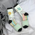 thumbnail image 5 of Vsdgher Books Crew Socks for Men & Women, Breathable Casual Athletic Ankle Socks, 5 of 6