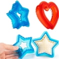 thumbnail image 2 of Selladores de sándwich DIY molde de plástico para hacer pan moldes de cocina portátiles para hornear tostadas 3 unids/set Speravity HA004594-00B, 2 of 7