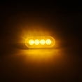 thumbnail image 3 of Paquete de 2 luces estroboscópicas LED ámbar, Kit de luces estroboscópicas de emergencia para vehículos y camiones, 12V -24V, luces estroboscópicas de advertencia de peligro, barra para parr, 3 of 5