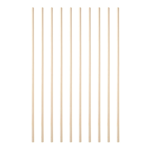 12 molduras de madera para ventanas, tiras largas decorativas de 6 mm.