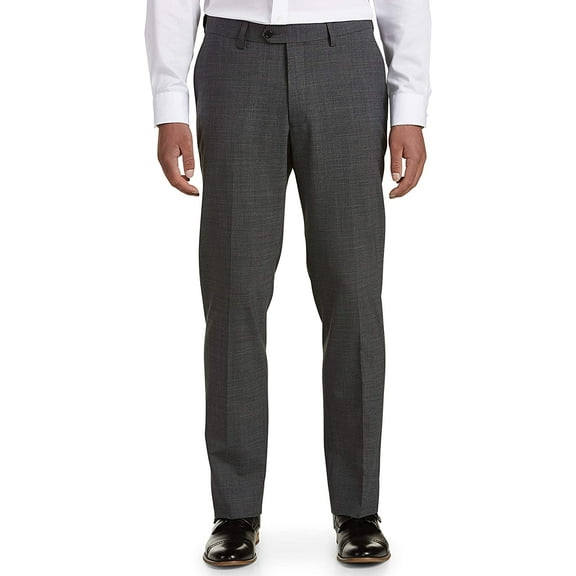 Synrgy by DXL Men's Big and Tall Men's Big & Tall Performance Stretch Suit Pants, Grey, 54W X 30L 54 x 30