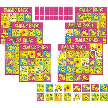 Happy Birthday 'Smiles' Party Bingo Game (1ct)