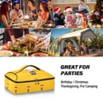thumbnail image 7 of Iauyy Casserole Carrier for Hot Food Insulated Casserole Travel Carry Bag with Lid Food Warmer Bag for Party/Picnic,Cute Paper-cutting Style, 7 of 7