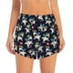 thumbnail image 2 of Balery Cartoon Sharks Pantalones cortos deportivos para mujer con forro y dos bolsillos, elásticos, para entrenamiento, gimnasio, yoga-Large, 2 of 7