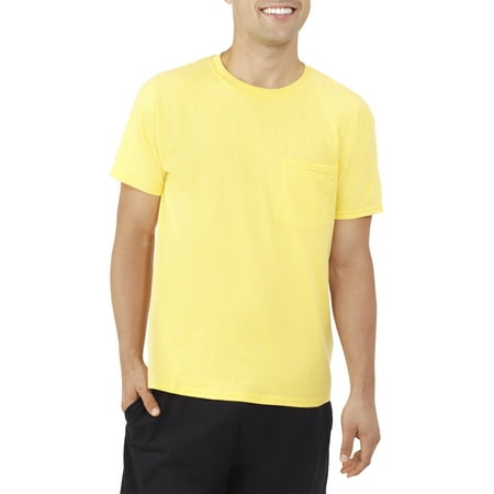 loom fruit eversoft 4xl platinum pocket sleeve short shirt