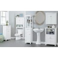 thumbnail image 6 of Spirich Over-the-Toilet Storage Cabinet with Adjustable Shelf, Space-Saving Bathroom Organizer, White, 6 of 6