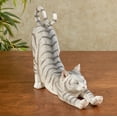 thumbnail image 2 of Sox Cat Sculpture Gray Gray, 2 of 5