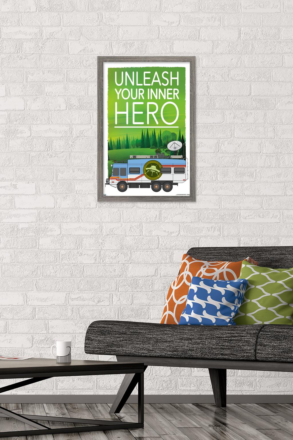 Ben 10 - Go Hero Wall Poster, 14.725" x 22.375", Framed - image 2 of 5