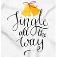 thumbnail image 2 of Christmas Carol Jingle All The Way Women's Graphic T Shirt Tees Brisco Brands S, 2 of 5
