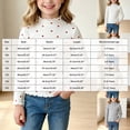 thumbnail image 3 of Mnyotv Girls' Long Sleeve T Shirt Spring Fall Clothes Polka Dot Printed Crewneck Tops Baby Girl Undershirts Size 11-12Y, 3 of 9