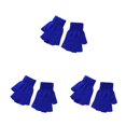 thumbnail image 1 of Qarigey 1 par de guantes sin dedos, elegante cubierta de medio dedo para invierno, calentadores de dedos para adultos, cubiertas de mano Type1 NO1, 1 of 6