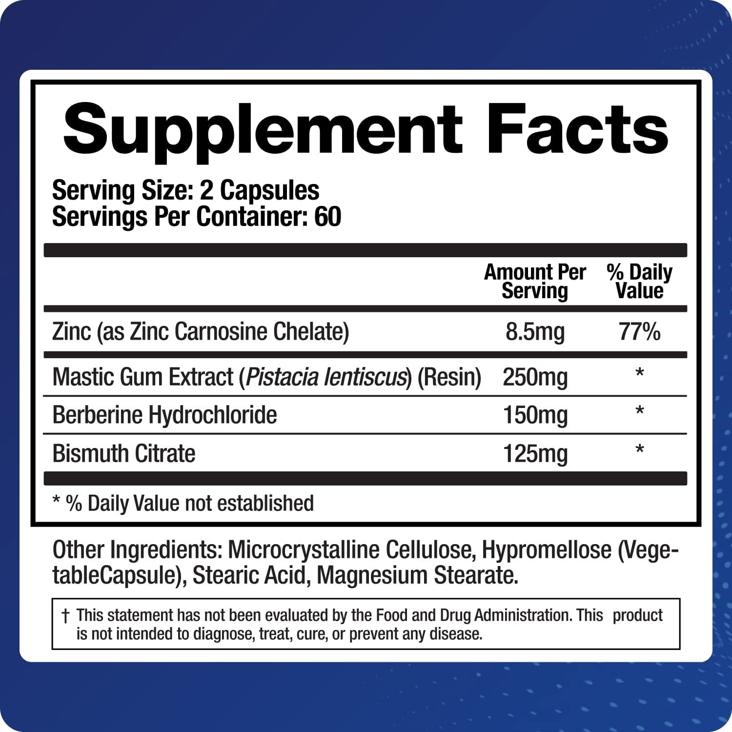 BioMatrix Pylori-x | Stomach and GI Support for H. Pylori Defense | Mastic Gum Berberine | Matula Tea Alternative (120 Caps)