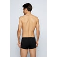 thumbnail image 3 of Men's Boss Hugo Boss 0453602 Traditional 100% Cotton Trunks - 5 Pack (Black S), 3 of 3
