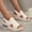 White, variant on AXXD Women Black Sandals Flat Shoes Ladies Beach Sandals Summer Non-Slip Causal