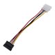 thumbnail image 2 of 2X Cable Adaptador Conversor Sata Potencia Hembra A Molex Macho. 6 Pulgadas, 2 of 8