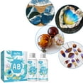 thumbnail image 2 of Crystal Epoxy Resin Kit AB Glue Quick-drying Hard Glue Crystal Clear Glue F, 2 of 4