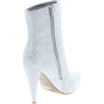 thumbnail image 5 of Anne Michelle Women's Embellished Shimmery Pointy Toe Bootie, 5 of 7