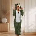 thumbnail image 1 of Pijamas de una pieza para mujer, mono para mujer, para cosplay, disfraces, juegos de rol , Green m, 1 of 8
