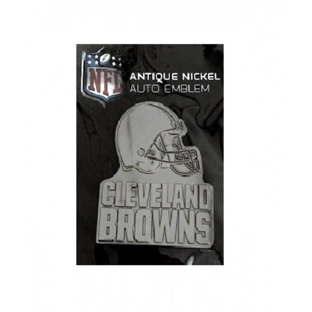 Emblème Auto Nickel Antique Cleveland Browns