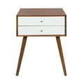 thumbnail image 2 of Table de coin antique hometrends à deux tiroirs, 2 of 5
