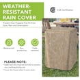 thumbnail image 6 of Costway 16'' Square Outdoor Propane Fire Pit w/Lava Rocks Waterproof Cover 30,000 BTU Black, 6 of 10
