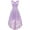 Lavender, variant on Women Floral Lace Bridesmaid Dress Female Knee-Length Swing Cocktail Party Dress