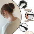 4pcs Black Magic Hair Bun Maker, EEEkit Foam Sponge Bun Twist Shaper