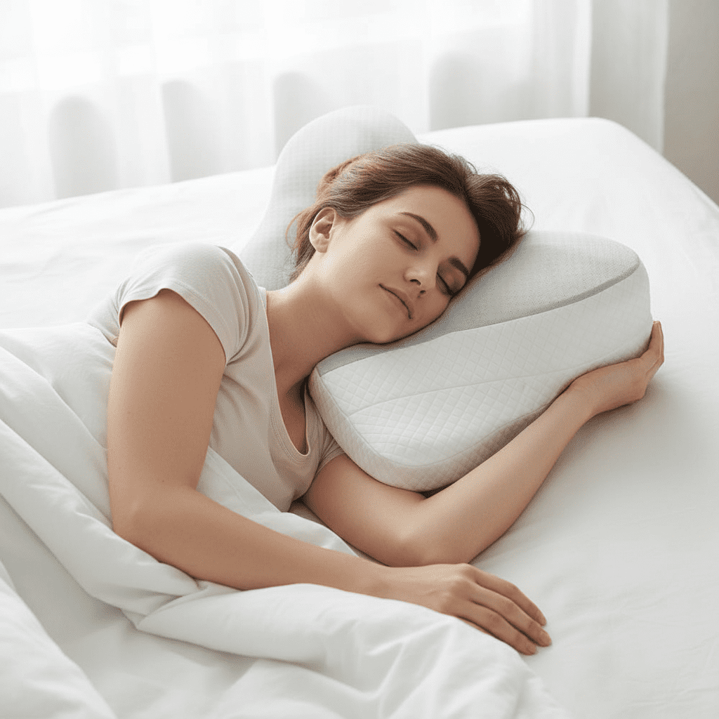 CONCETTA Ergonomic Cervical Pillow Orthopedic Cervical Pillow for Neck Pain Relief, Gray