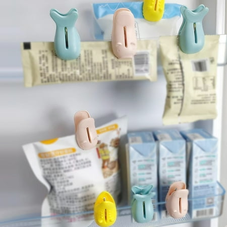 

SONGBIRDTH Sealing Clamp 3Pcs Prevent Odor Dust-proof Practical Convenient Food Preservation Bag Clips