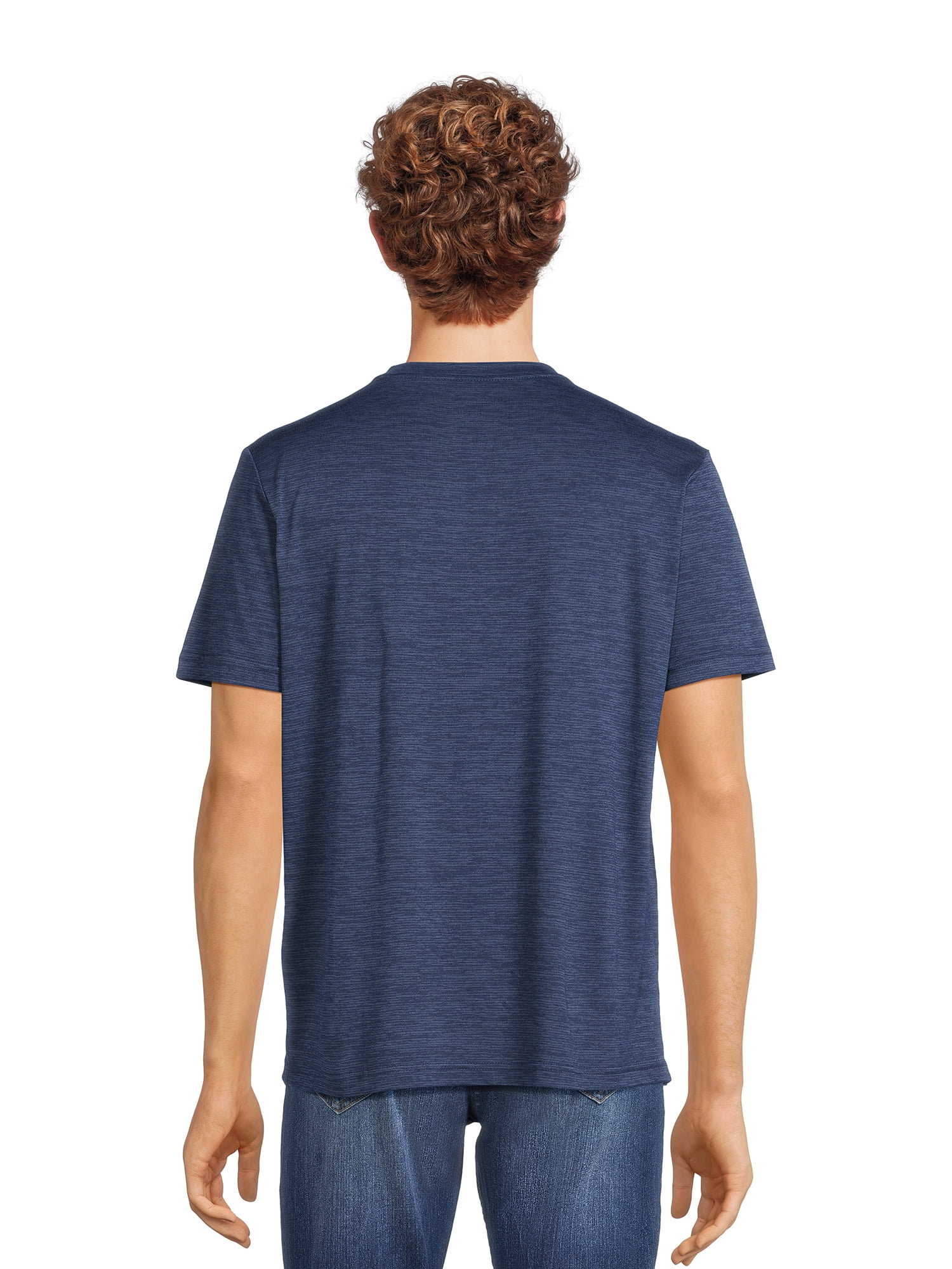 Athletic Works Men’s & Big & Tall Men’s Active Performance Jersey Tee Shirt, Sizes XS-5XL