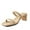 NUDE, variant on Women's Square Toe Heels for Women Two Strap Open Toe Low Block Chunky Heels Sandals Dress Pumps Shoes